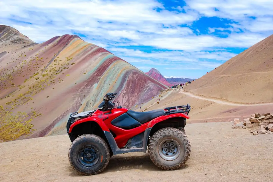 red valley andes landscape atv adventure